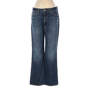 Lucky brand dungarees midrise flare jeans